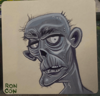 Mini Zombie Painting 3 4x4"