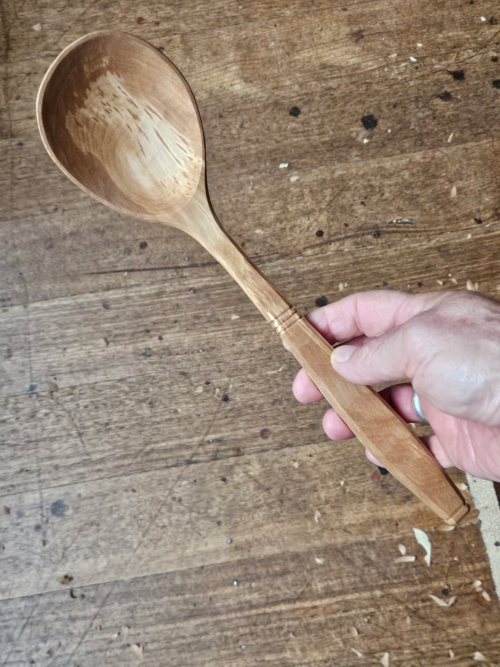 Image of Spalted Pear Serving Soulspoon 