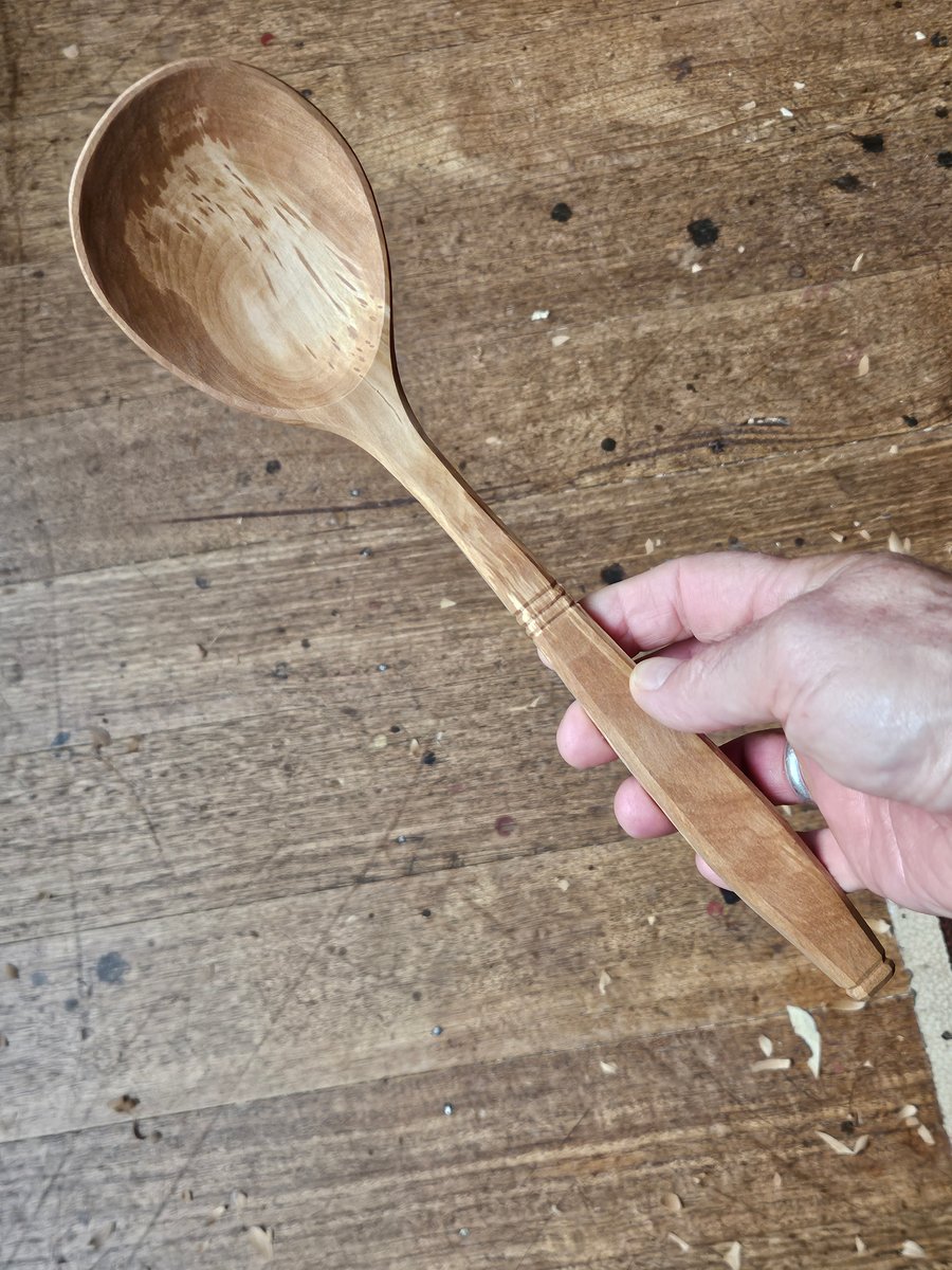 Image of Spalted Pear Serving Soulspoon 