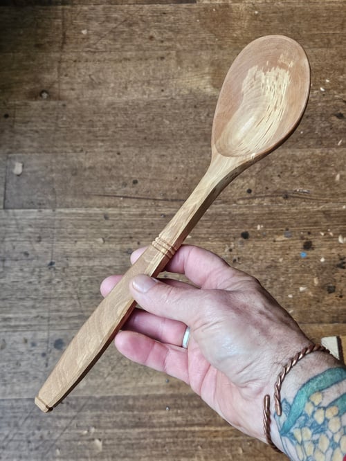 Image of Spalted Pear Serving Soulspoon 