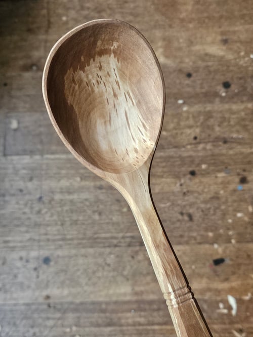 Image of Spalted Pear Serving Soulspoon 