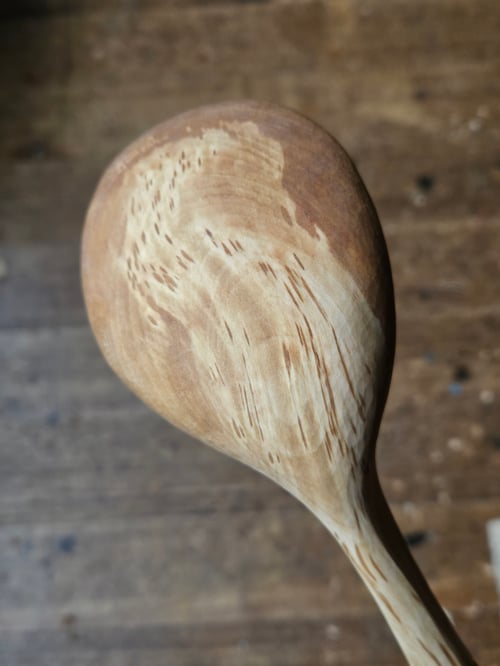 Image of Spalted Pear Serving Soulspoon 