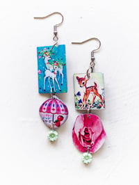 Image 1 of ‘my deerest’ – silver dangle earrings