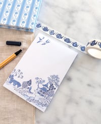 Image 1 of Blue Willow Notepad