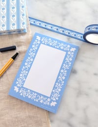Image 1 of Sylvan Spring Blue Notepad