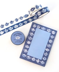 Image 5 of Blue & White Teapots Notepad