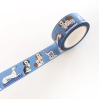 Image 3 of Staffordshire Dogs 19mm Washi Tape