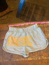 L GREY AERIE "HOMEAUX" SHORTS TANG INK