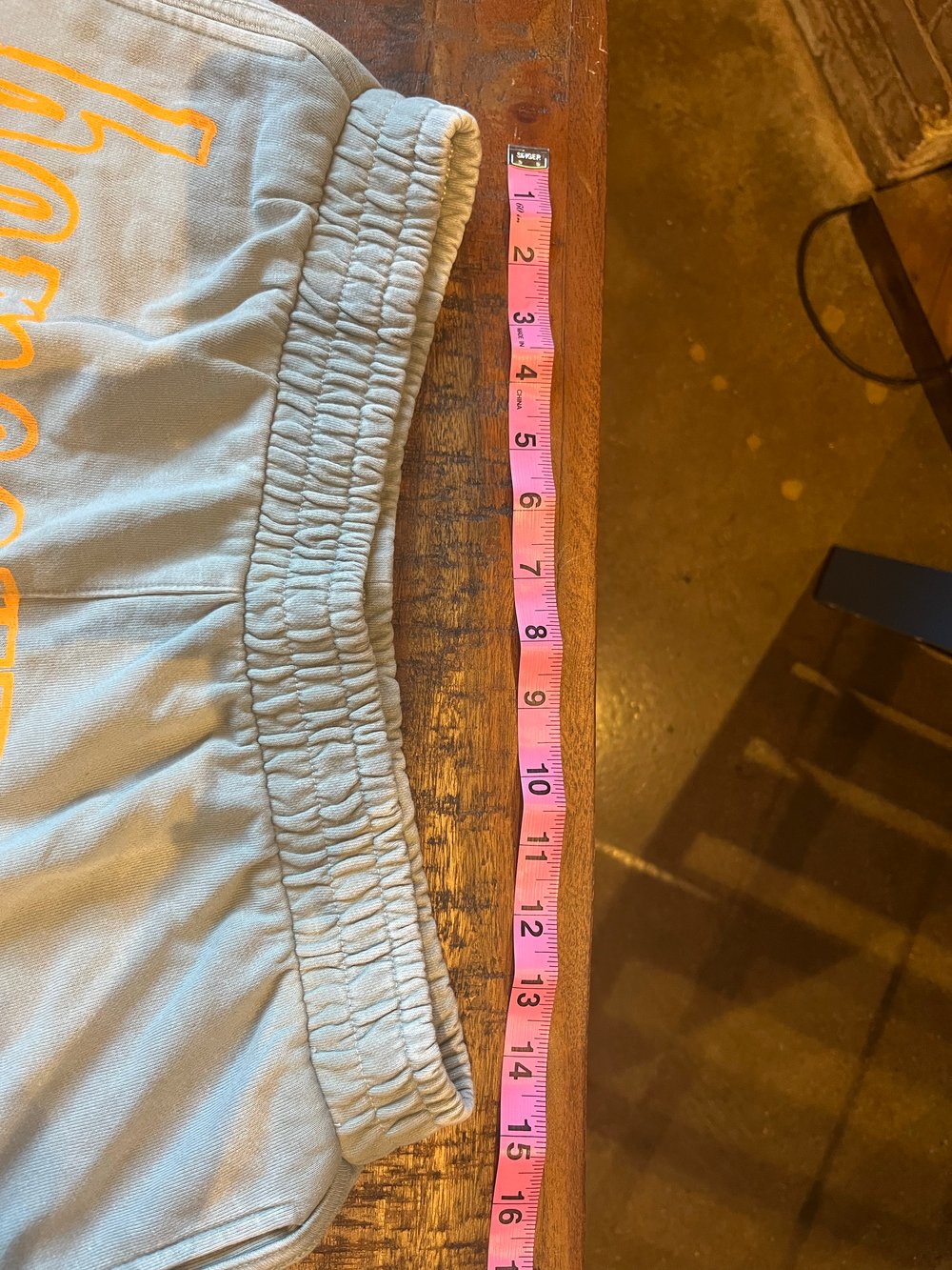 XL GREY AERIE "HOMEAUX" SHORTS TANG INK