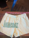 XL LIME GREEN "HOMEAUX" COZY SHORTS 