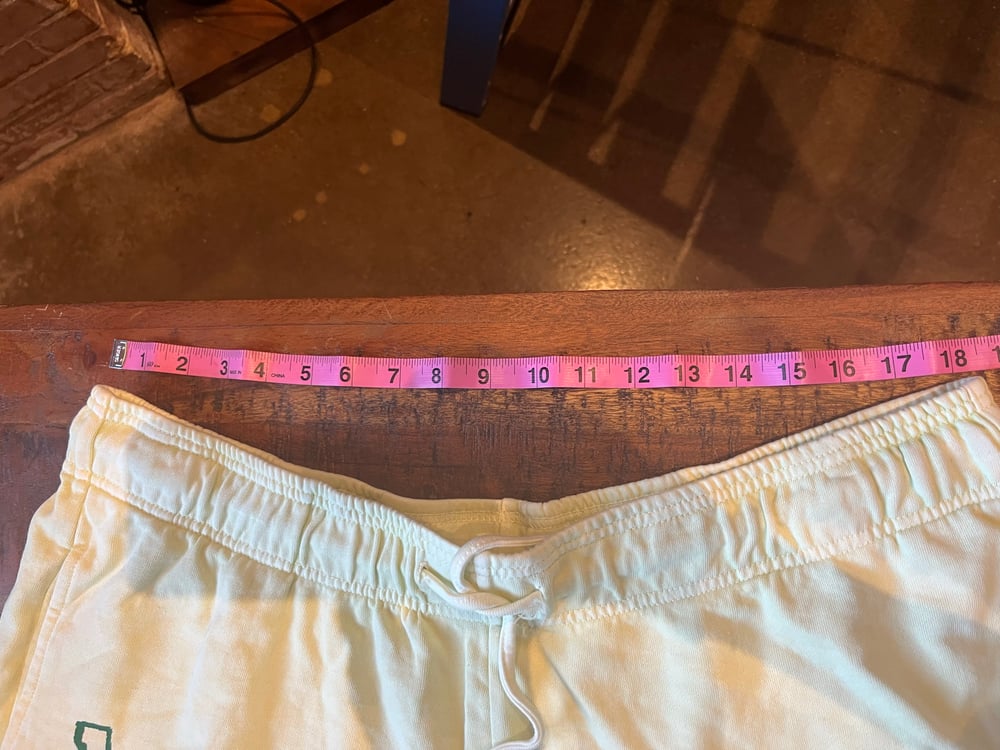 XL LIME GREEN "HOMEAUX" COZY SHORTS 