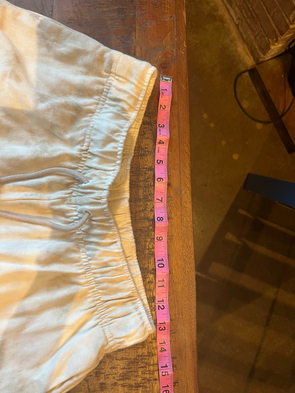 M TAN ACID WASH NIKE "SAPHLETICS" SHORTS
