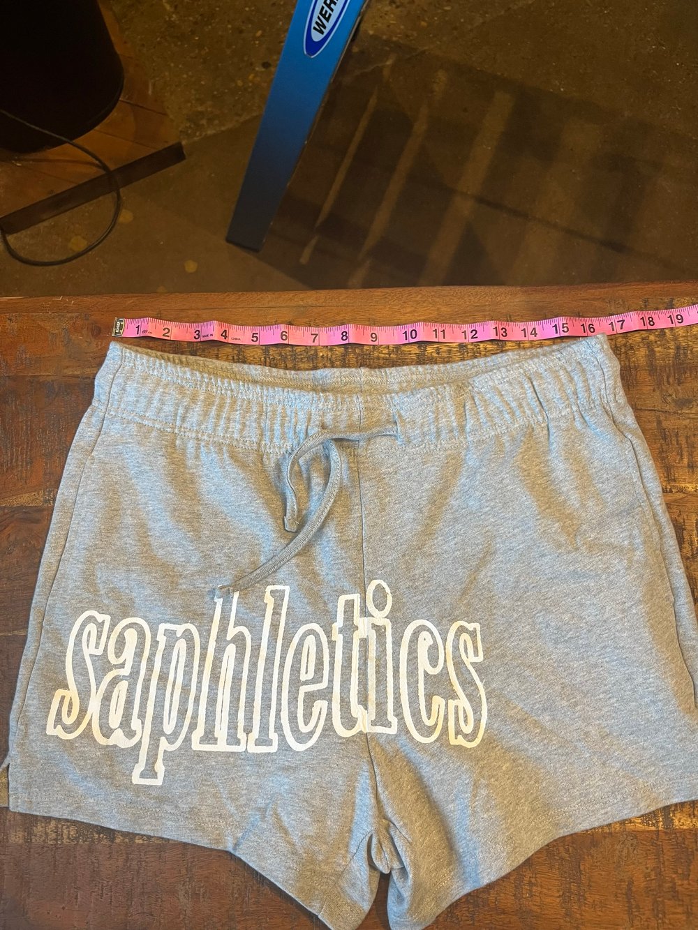M GREY "SAPHLETICS" SHORTS