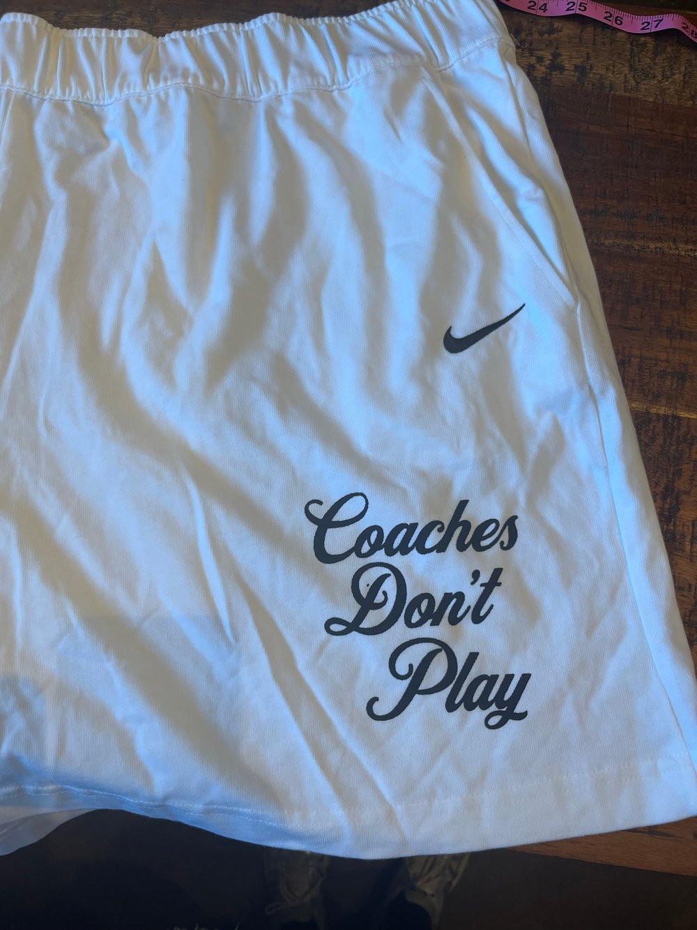 3XL YT NIKE SHORTS "COACHES DON'T PLAY"