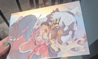 Image 1 of FE3H Hilclaude Holographic Print