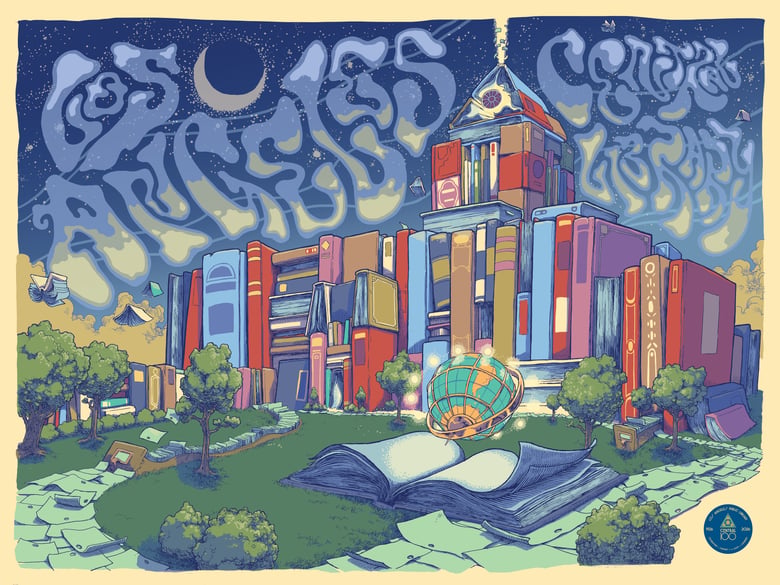 Image of Los Angeles Central Library - 100th Anniversary Poster