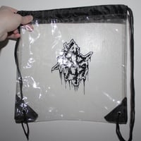 Image 1 of _CRUSTBAG_ Clear Drawstring Bag