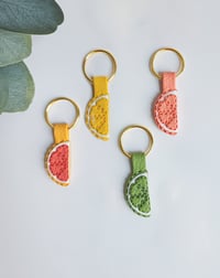 Image 1 of Citrus Wedge Keychain 