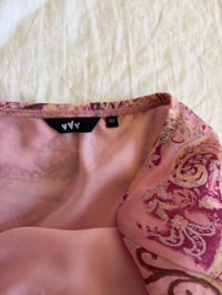 Image 3 of Vintage Y2K floral and paisley mermaid hem maxi skirt 
