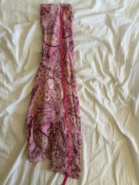 Image 5 of Vintage Y2K floral and paisley mermaid hem maxi skirt 