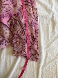 Image 6 of Vintage Y2K floral and paisley mermaid hem maxi skirt 