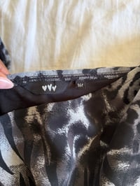 Image 3 of Vintage Y2K cheetah and zebra print mermaid hem skirt 