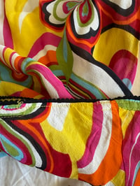Image 3 of Vintage Y2K floral psychedelic midi skirt 