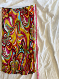Image 5 of Vintage Y2K floral psychedelic midi skirt 