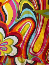 Image 7 of Vintage Y2K floral psychedelic midi skirt 