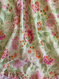 Image 5 of Vintage 90s floral baby doll cami with ruffle hem 