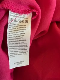 Image 4 of Vintage Y2K pink and green ombre embroidery sequin  silk cami 