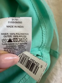 Image 5 of Vintage Y2K 2008 Jane Norman turquoise sequin tie baby cami BNWT 