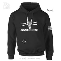 Image 1 of DonnieRock Ave. Black Hoodie