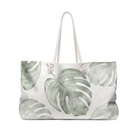 Image 4 of Monstera Leaf Weekender Bag