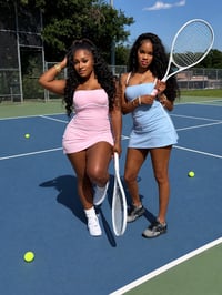 Image 1 of Match Point Dress
