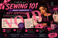 GIFT CERTIFICATE WORKSHOP CLASS
