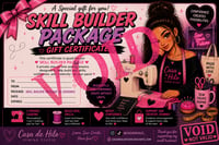 Skill builder gift certificate 
