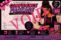 Confidence Package Gift Certificate 