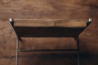 Image 9 of Unique Metal Bed with Antique Wood