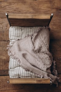 Image 4 of Unique Metal Bed with Antique Wood