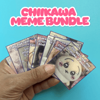 Image 2 of Chiikawa Meme Sticker Bundle
