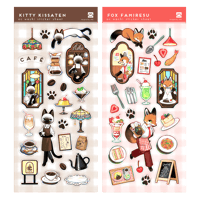 Image 1 of OC Cafe Washi Sticker Sheets