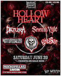 June 20 | Hollow Heart | Rockefellas , Corona