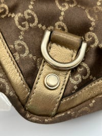 Image 9 of Gucci GG Satin Abbey D Ring Tote Bag Brown/Gold