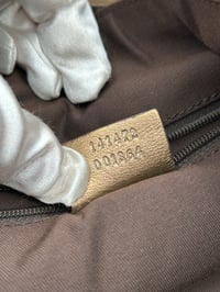 Image 22 of Gucci GG Satin Abbey D Ring Tote Bag Brown/Gold