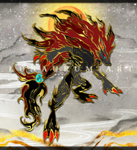 Fox Wraith Enamel Pin (preorder!)
