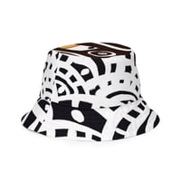 Image 5 of Black Cargo - Contemporary Urban Art Apparel for the Woke   - Bars - Reversible bucket hat