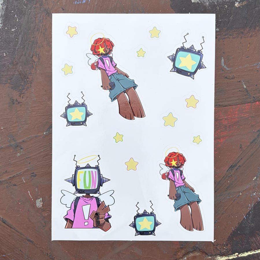 Image of AYHF?! KID JOKER STICKER SET