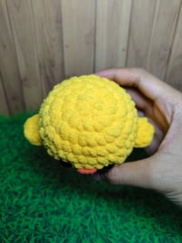 Image 5 of Amigurumi Original Chick Plushie - Chunky Chenille Yarn (Pre Order)
