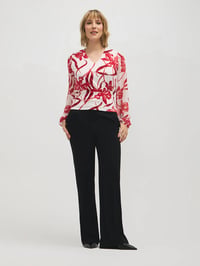 Floral V-Neck Top